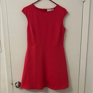 Pink Cap Sleeve Dress